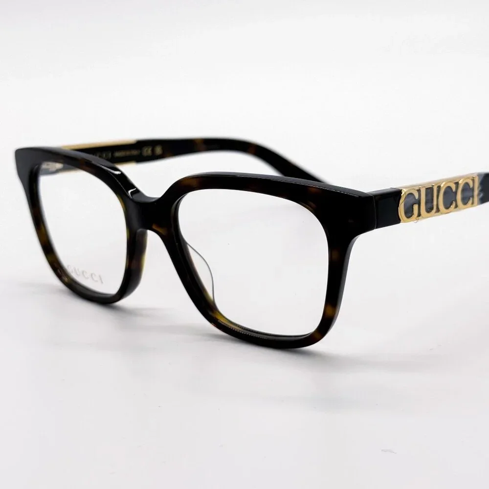 NEW GUCCI GG1192O 002 EYEGLASSES WOMEN HAVANA EYEWEAR